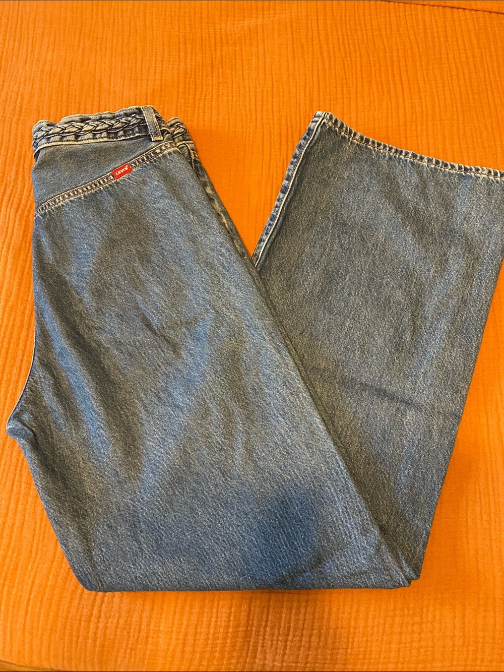 LEVI RIBCAGE WIDE LEG BRAIDED JEANS | 28 - Picture 6 of 6